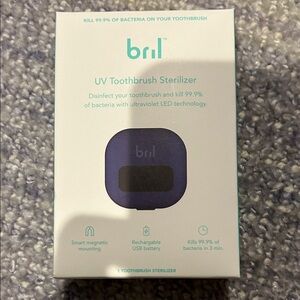 Bril  UV Toothbrush Sterilizer, never opened, box slightly torn